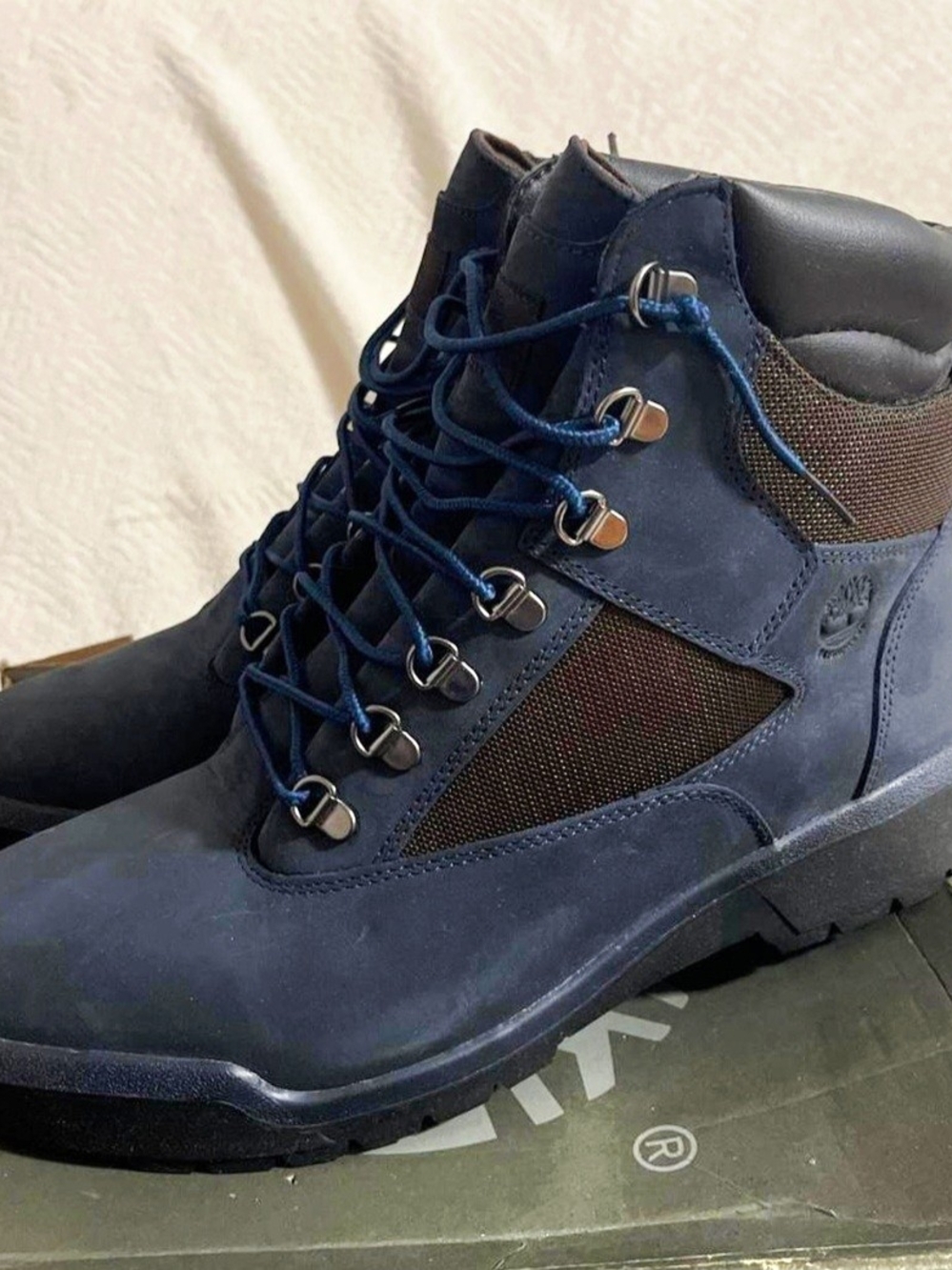 Timberland Field Boots Navy & Brown Men's Size 11